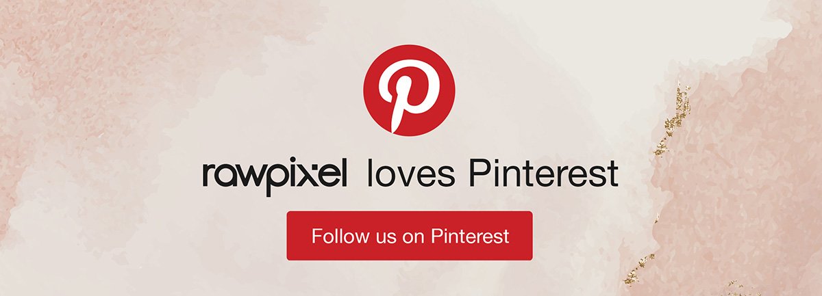 Rawpixel loves Pinterest, follow us on Pinterest
